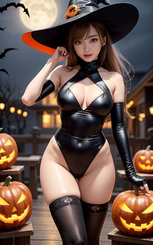 AI美女達のハロウィンパーティー