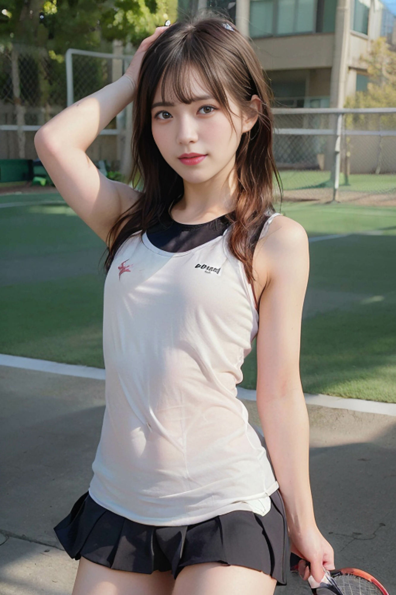 AIヌード写真館 014「テニス」