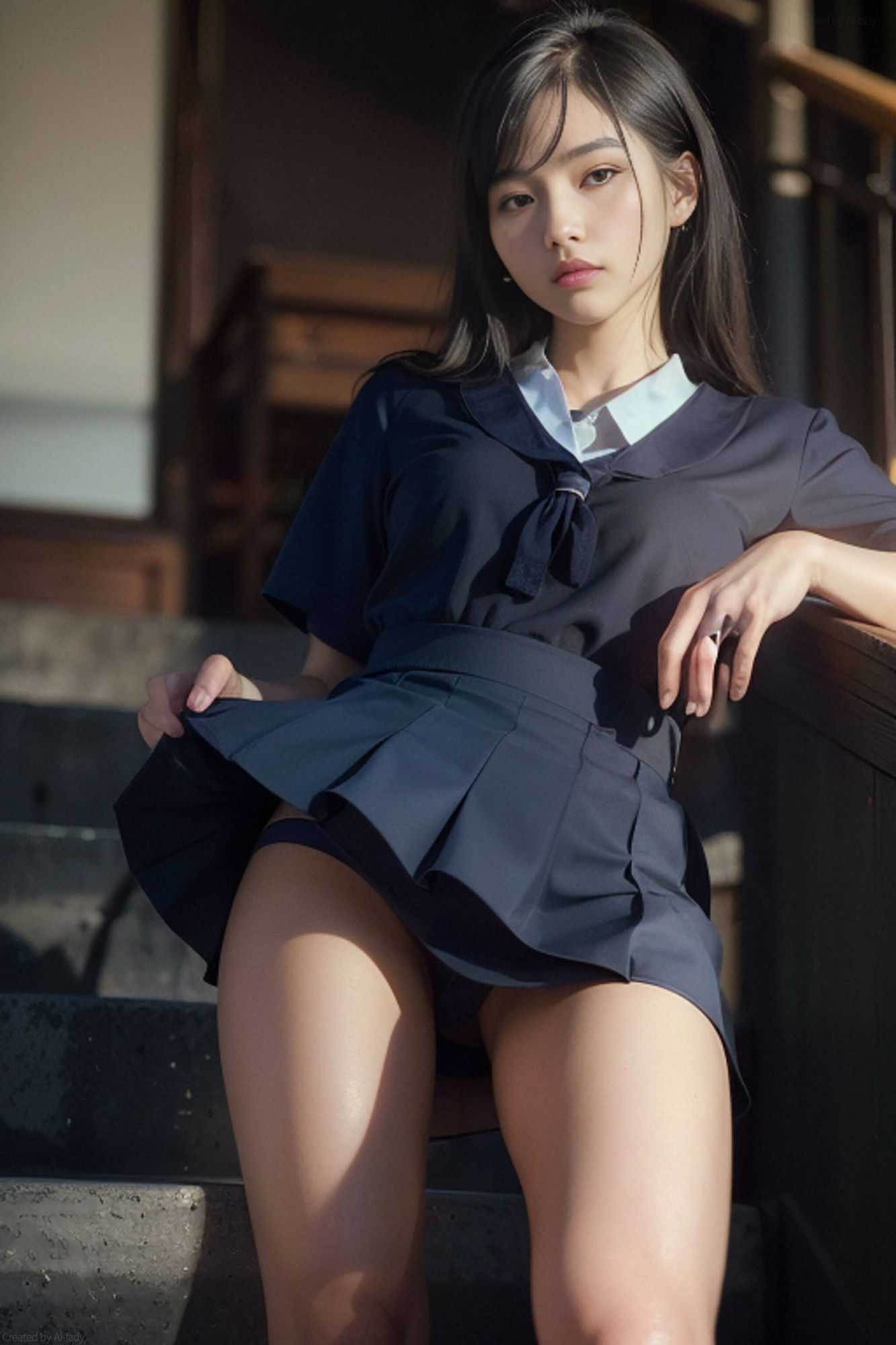 AIヌード写真館 019 パンチラ」