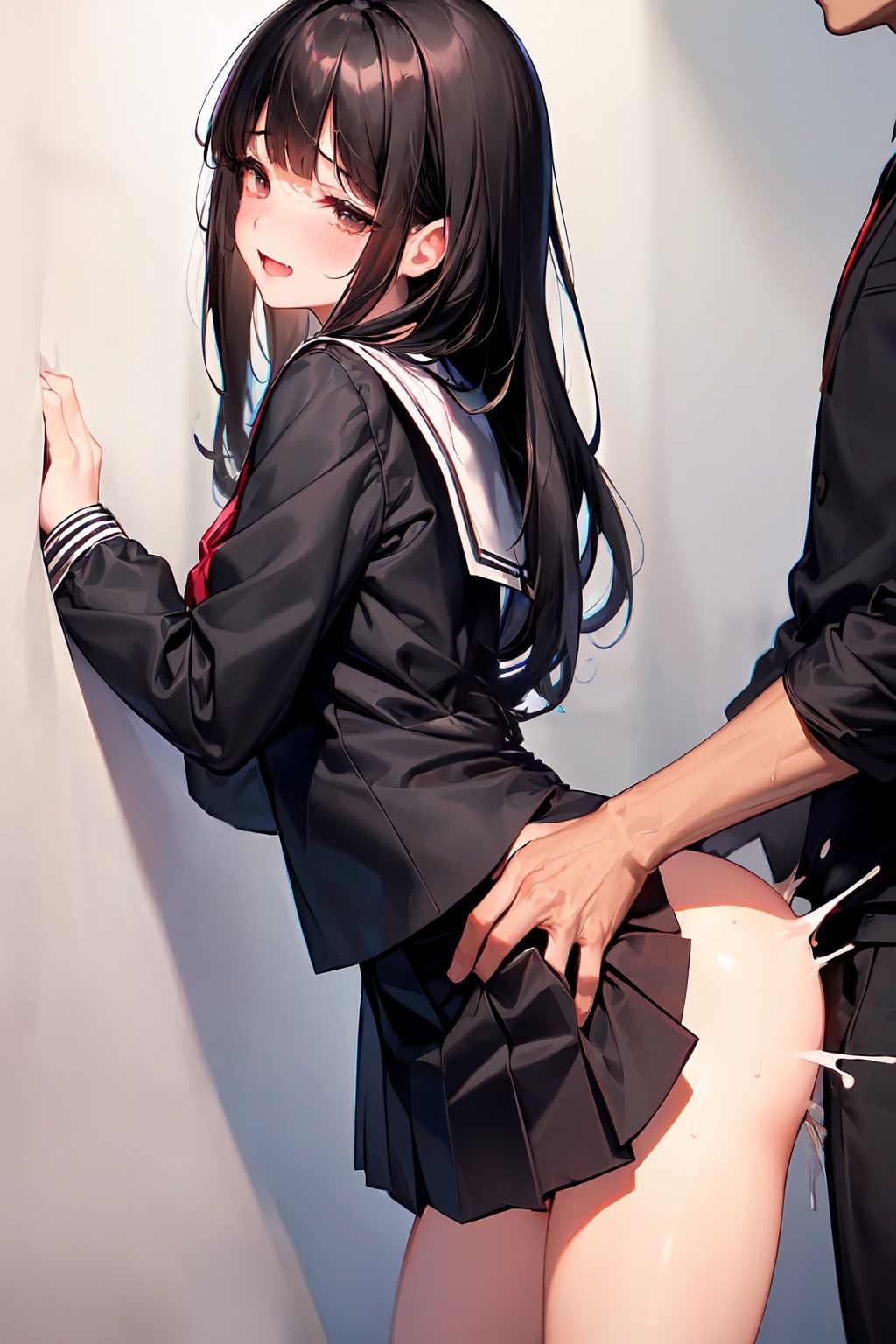 淫乱黒髪ロングJK(500枚)