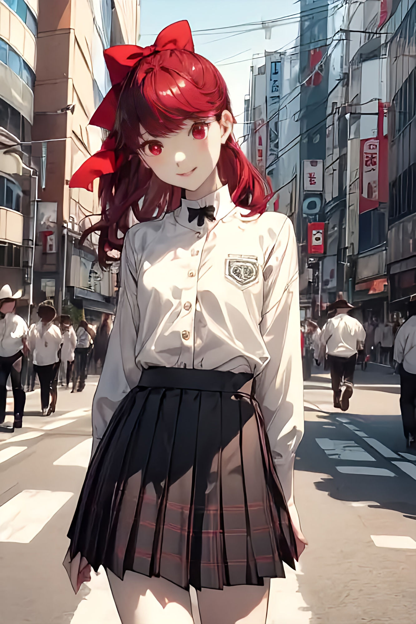 芳〇かすみといちゃらぶデート(AI生成)