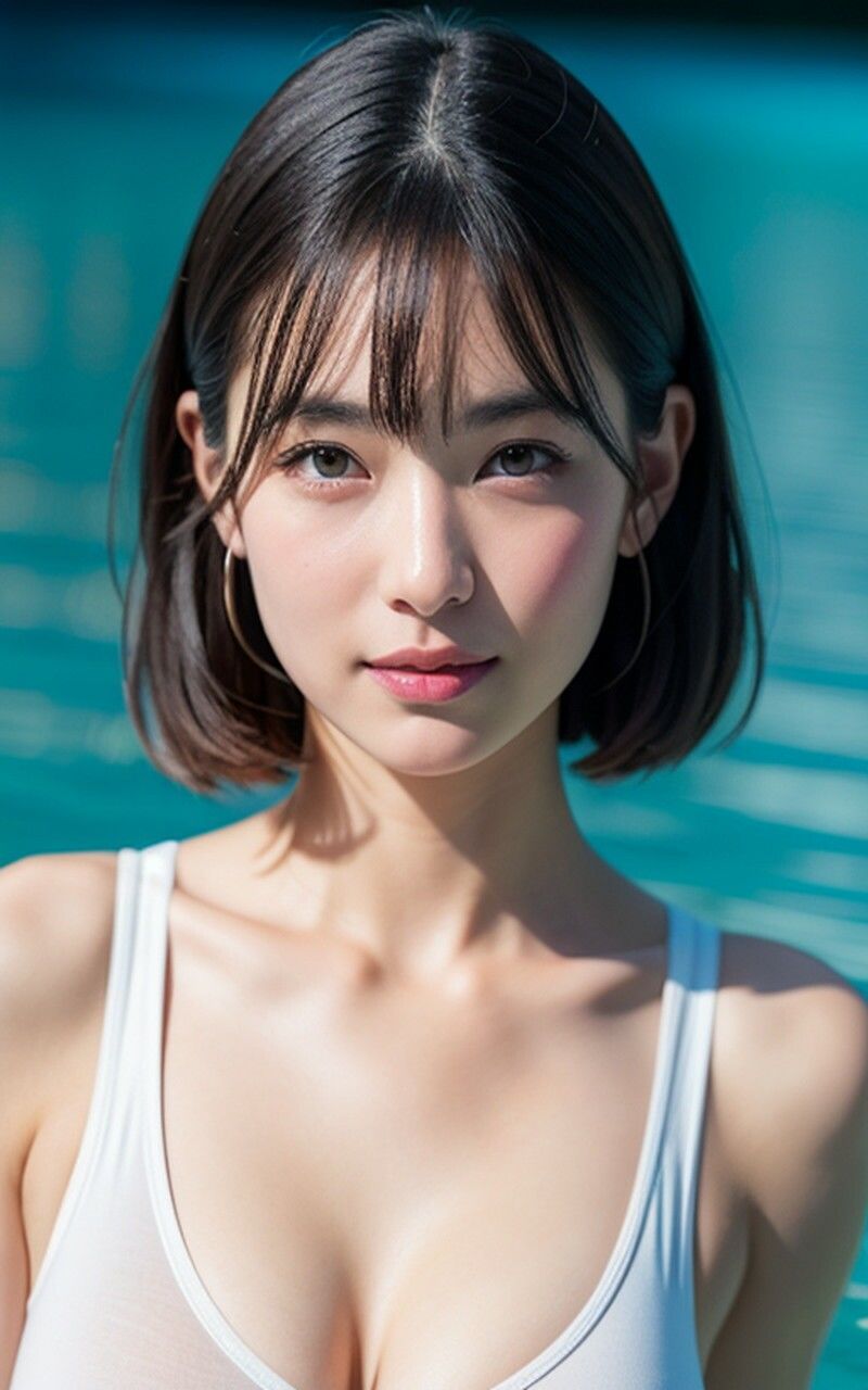 透け乳首ブラ AI美女グラビア写真集