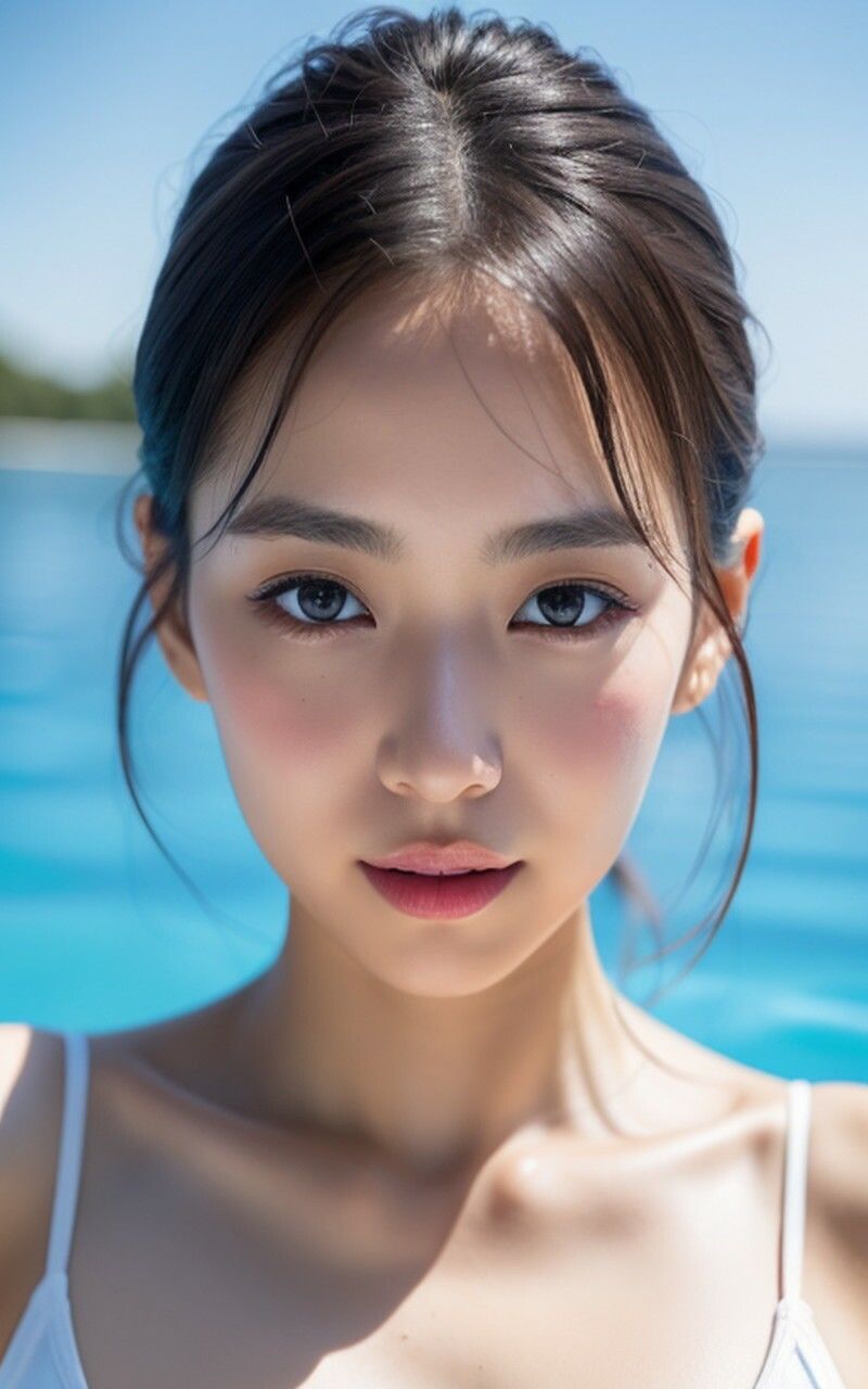 透け乳首ブラ AI美女グラビア写真集