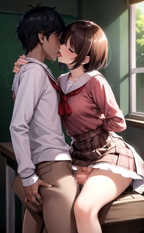 女子校生が淫らに絶頂&教室で緊縛大失禁