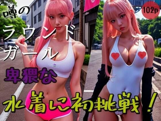 噂のラウンドガール 卑猥な水着に初挑戦！