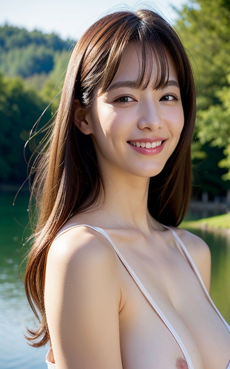 童顔女子のネグリジェ AI美女グラビア写真集