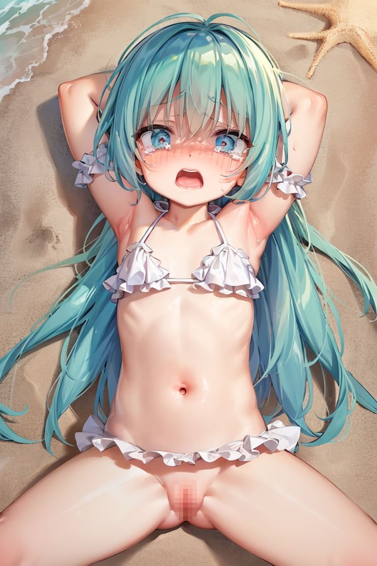 水着少女とビーチでセックス三昧【ロリコレクション】