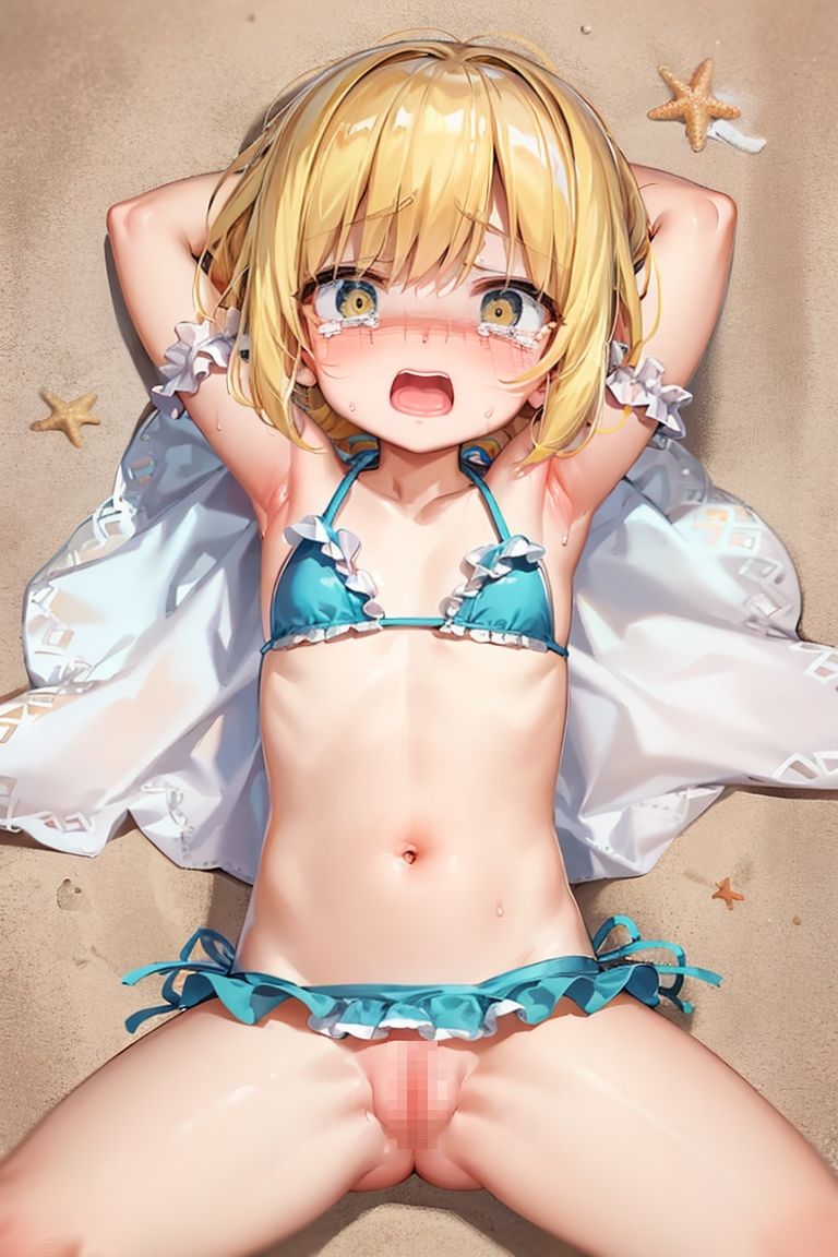 水着少女とビーチでセックス三昧【ロリコレクション】