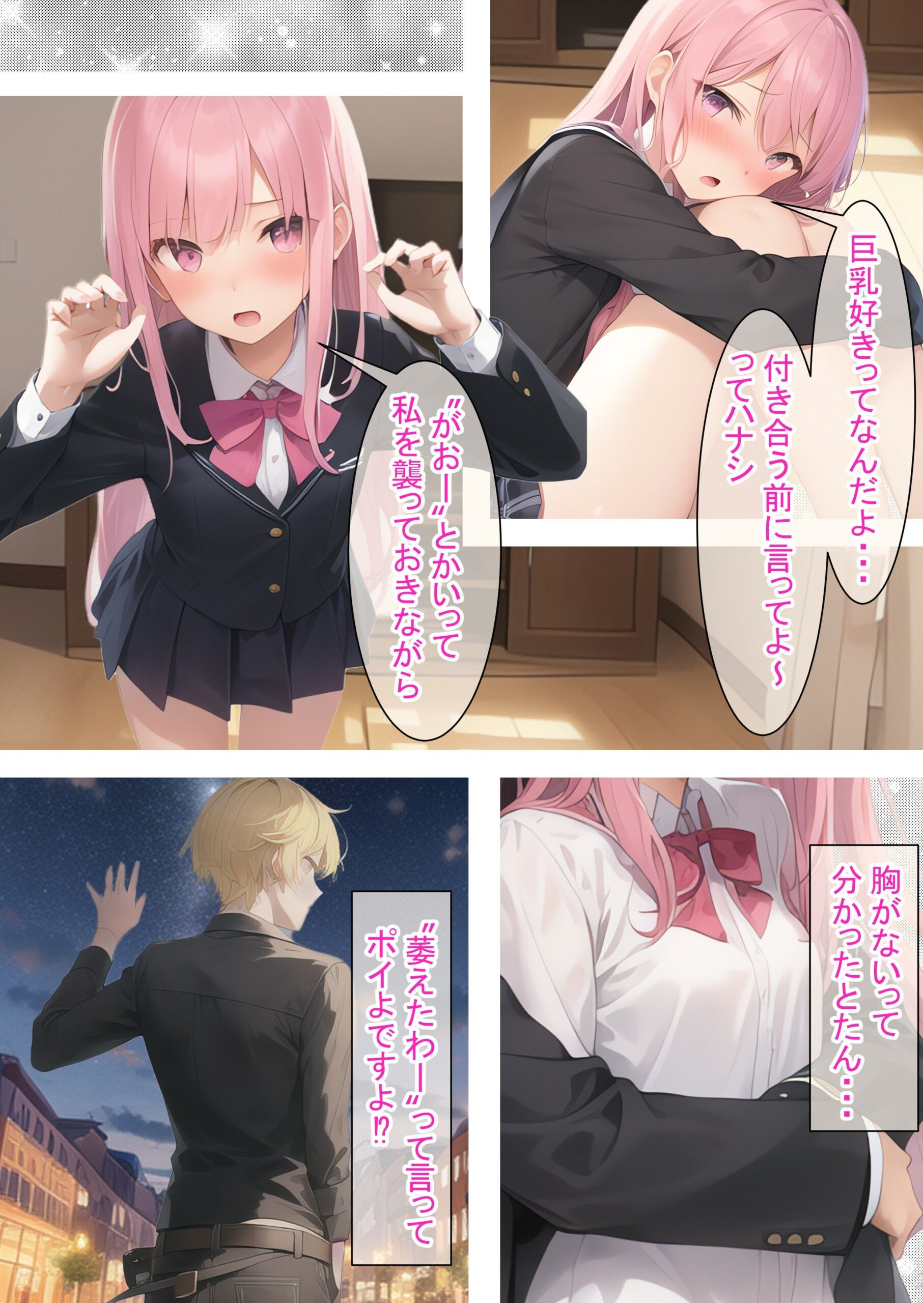 貧乳でも遊べちゃう件（桃）