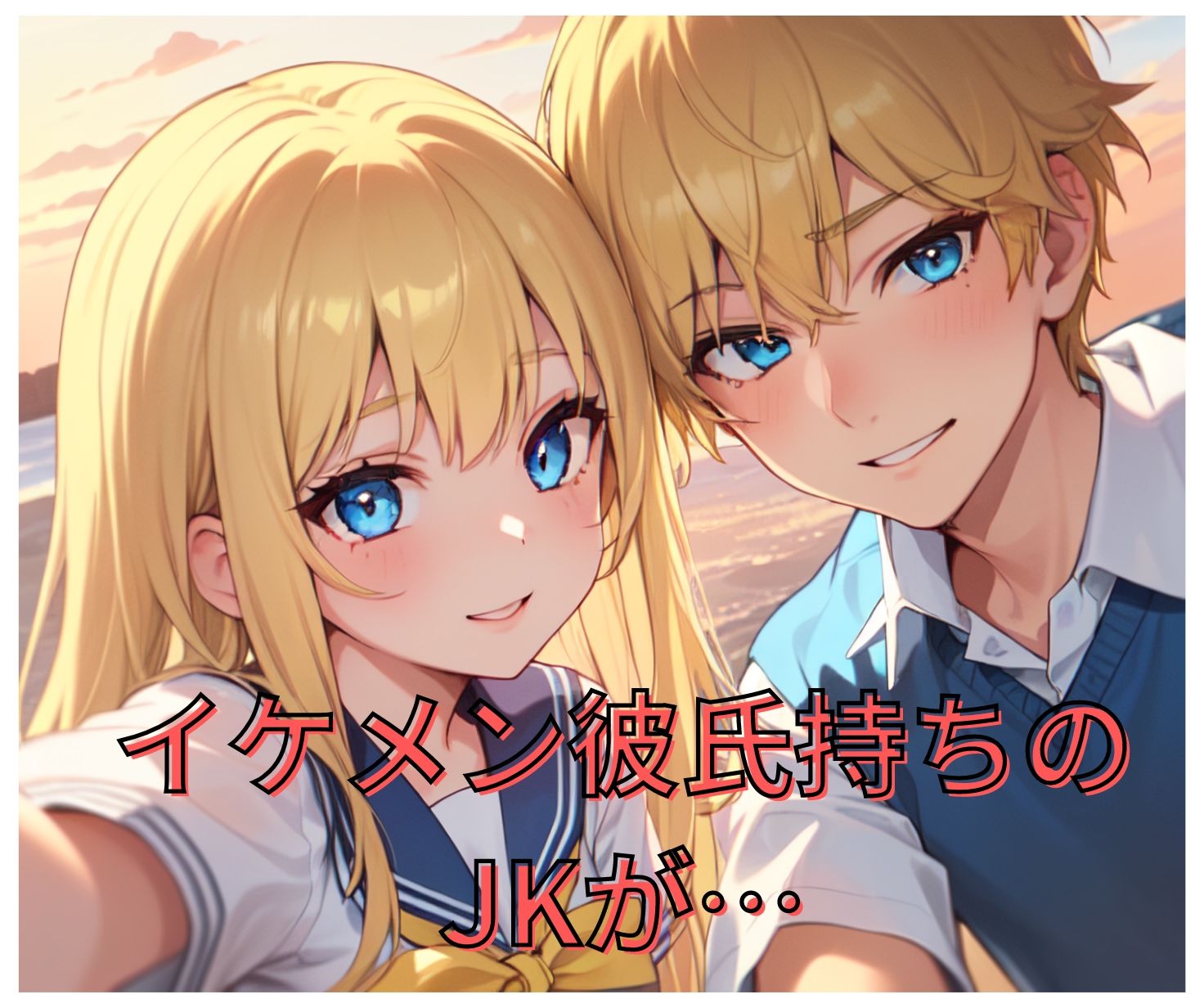 おっさんに寝取りレ●プされる金髪ギャルの彼氏持ちJK