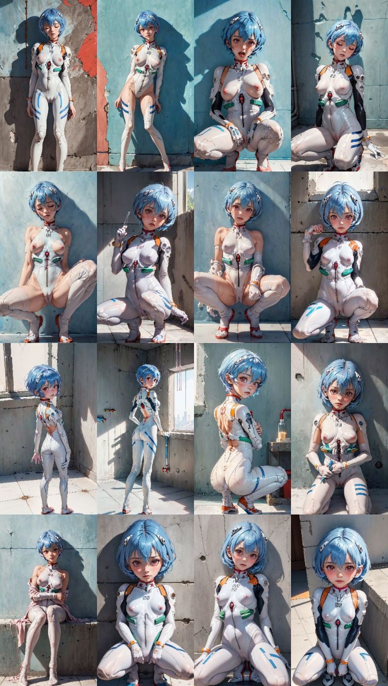 廃棄済アヤナミタイプ 機械姦編 人権のない出来損ない綾●レイクローン