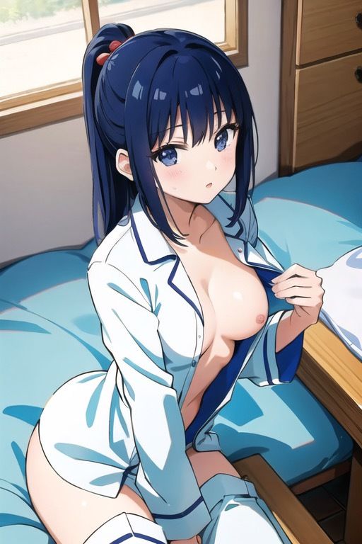 おっぱい出しちゃった！かわいい女の子のイラスト集！パート4