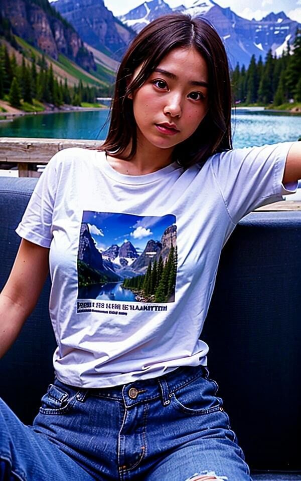 静かな彼女と癒しの湖畔デート