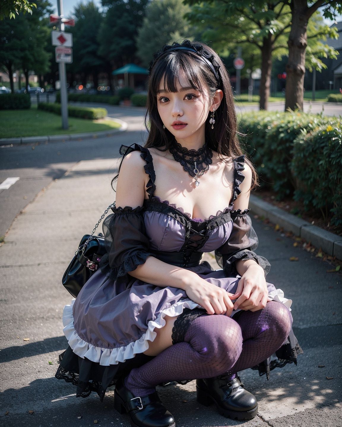 ゴスロリっ娘のおっぱいとおま〇こ
