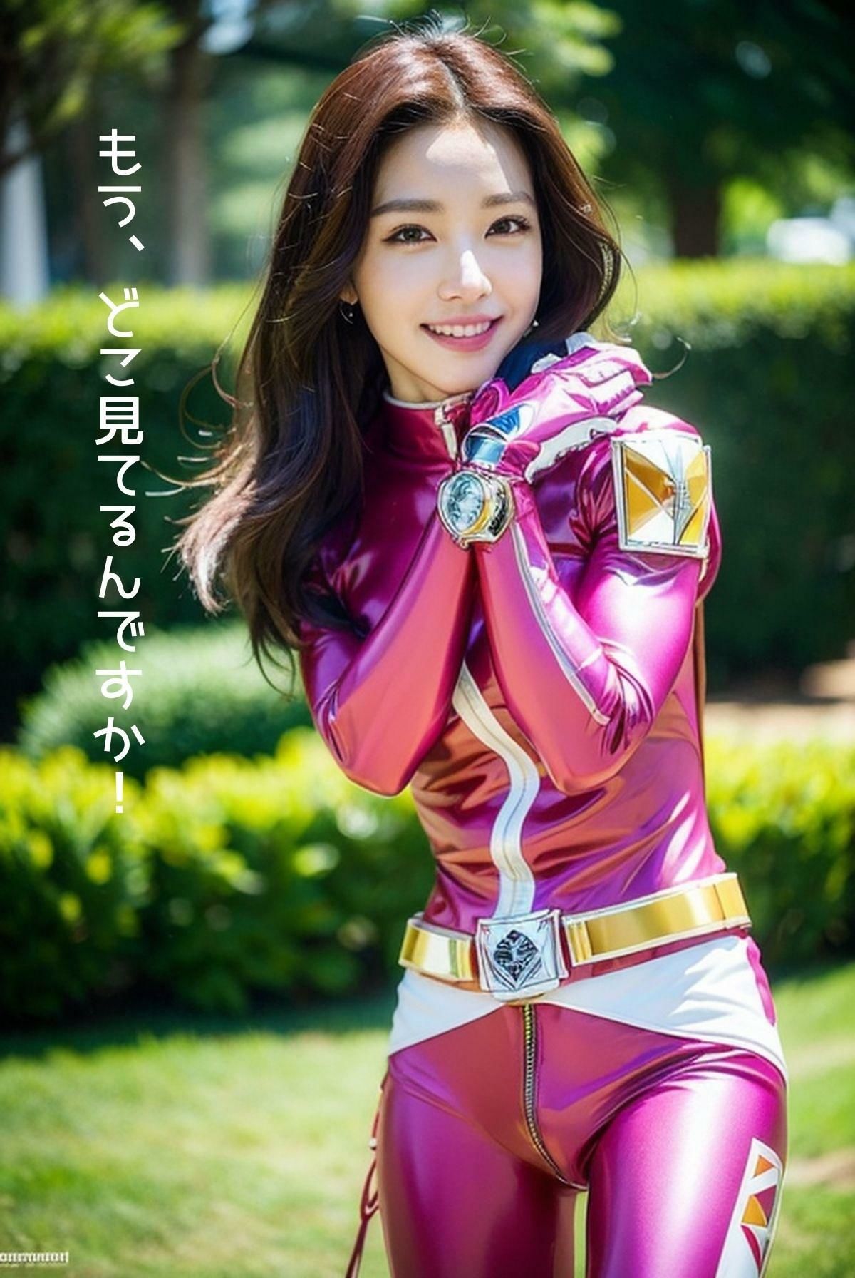 戦隊ヒロインのオフショットは過激でオトナ向け<402枚大ボリューム>