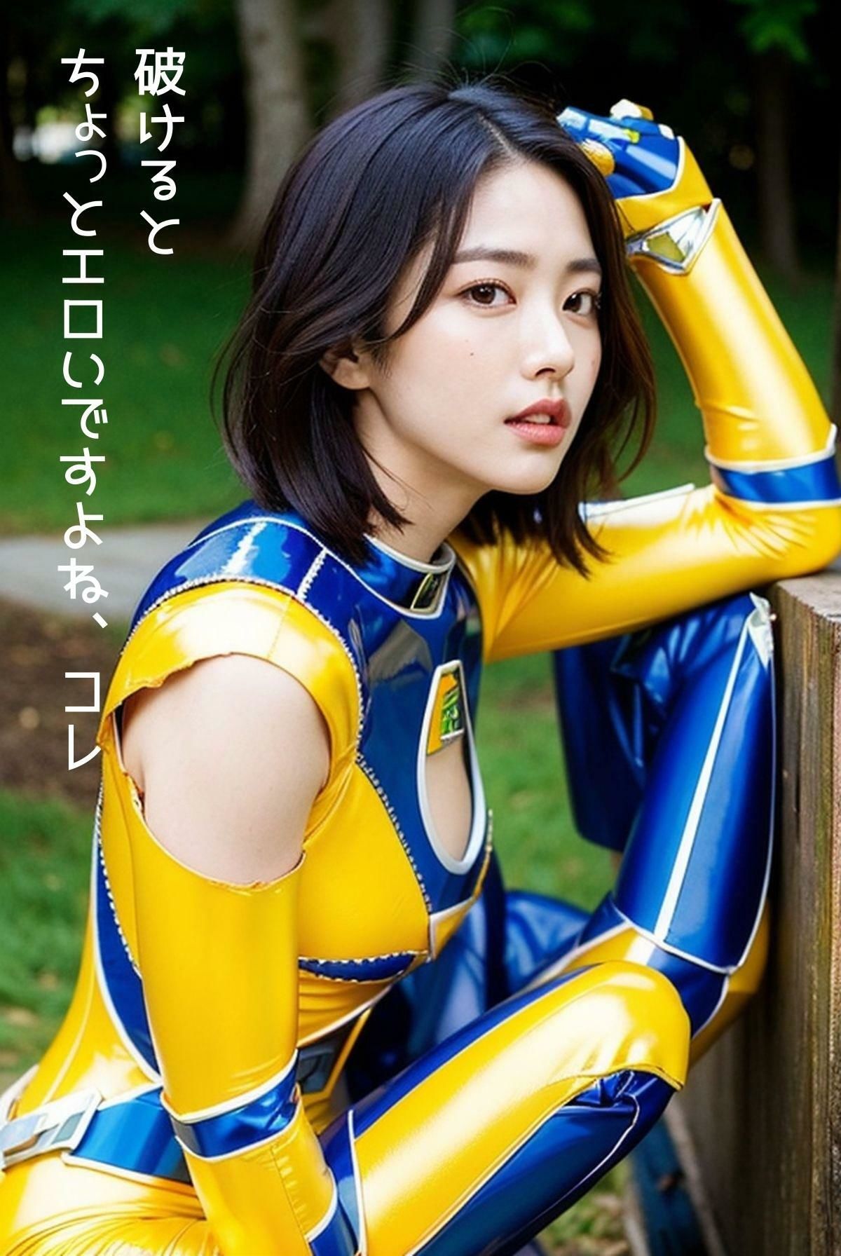 戦隊ヒロインのオフショットは過激でオトナ向け<402枚大ボリューム>