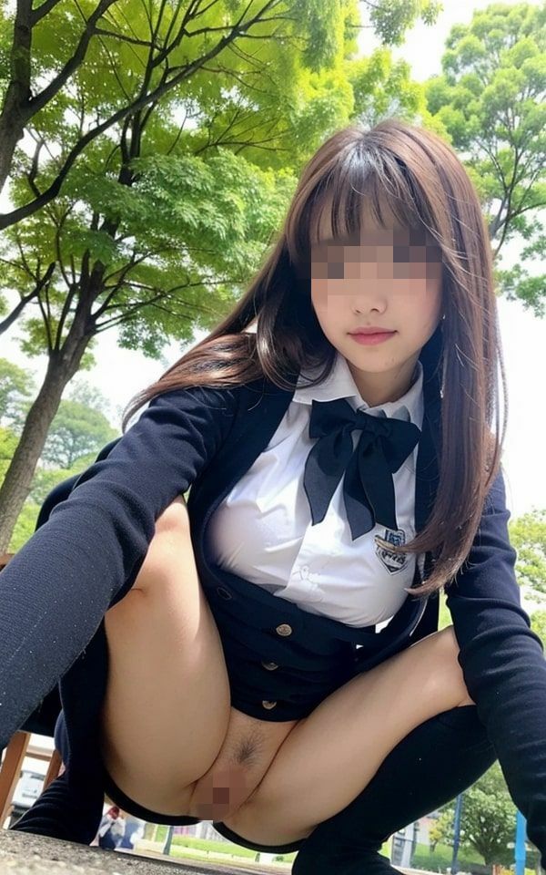 ノーパン女子校生