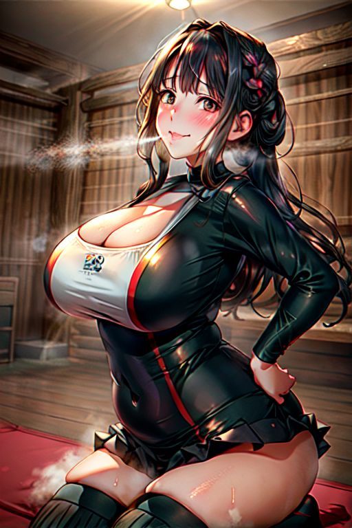 爆乳AIレオタード1