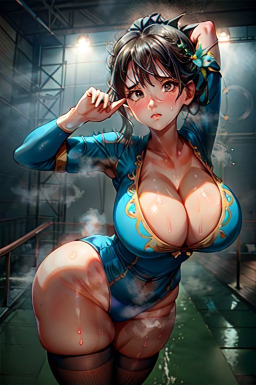 爆乳AIレオタード1
