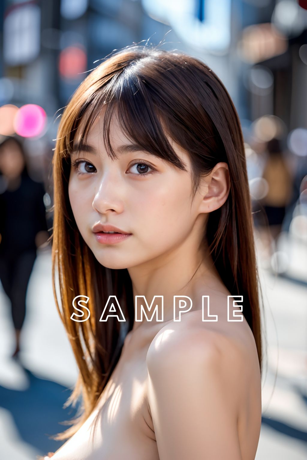 東京露出少女 - 路上で制服をぬいだ素朴な少女たち