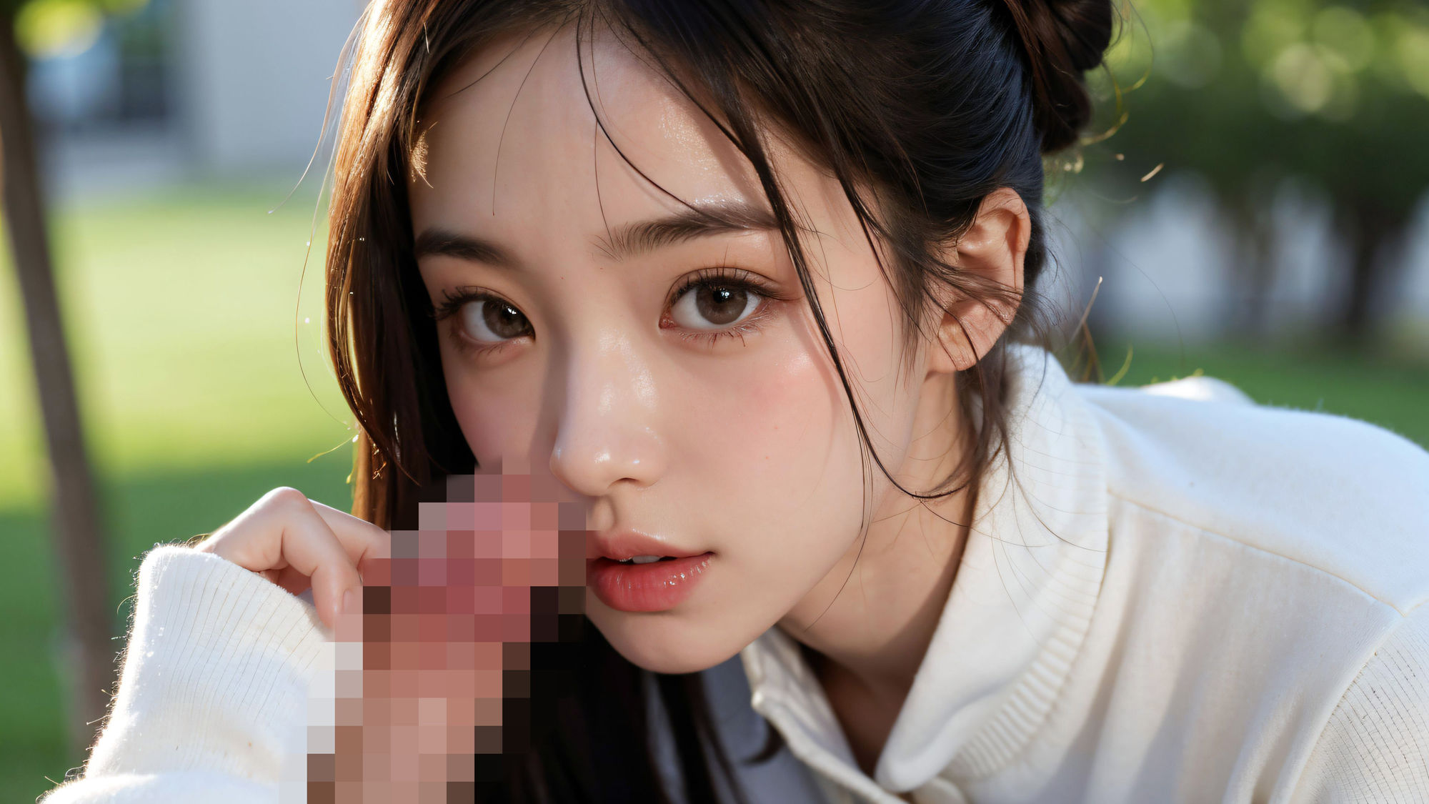 女子校生 露出フェラチオ【4K超高画質】JK