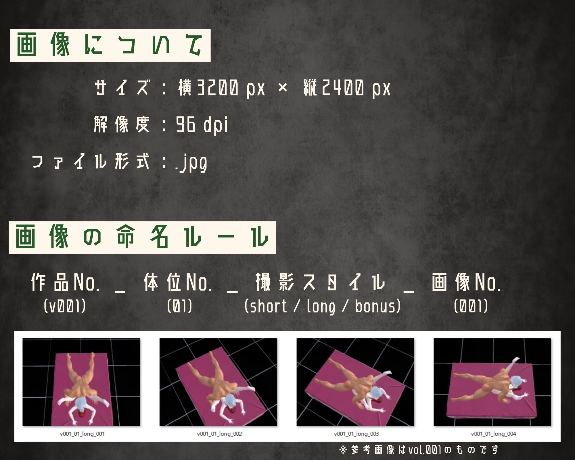 作画資料に使える！エロ漫画用3Dポーズ集 Vol.006 【 前戯編 】 作成イメージ : 〜異世界転移した社畜OLと隠れ鬼畜なイケメン筋肉王子〜