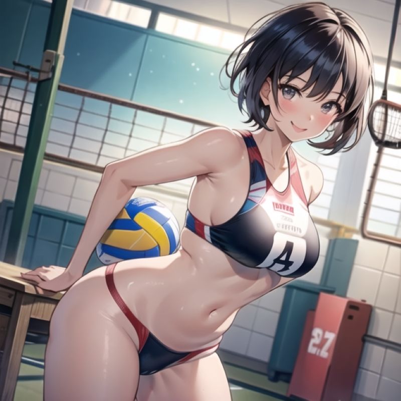 弱小バレー部のsex合宿 【パイズリ・フェラ練】