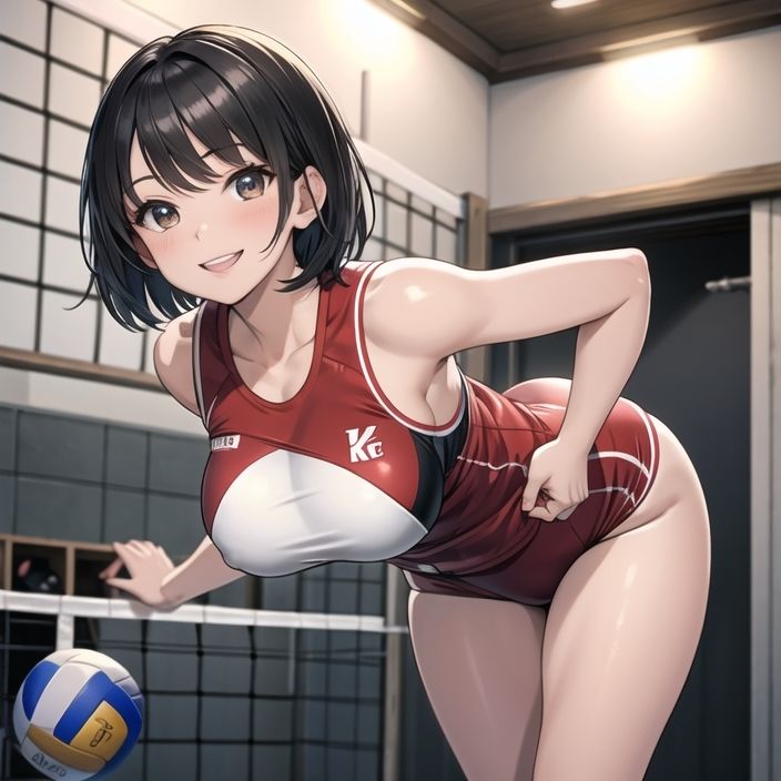 弱小バレー部のsex合宿 【パイズリ・フェラ練】