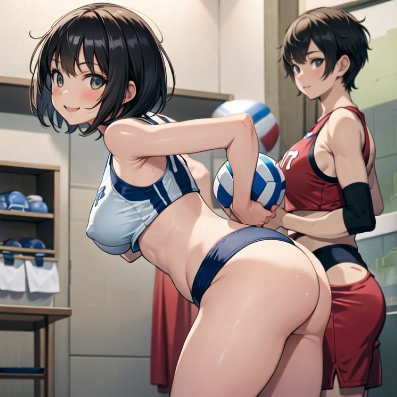 弱小バレー部のsex合宿 【パイズリ・フェラ練】