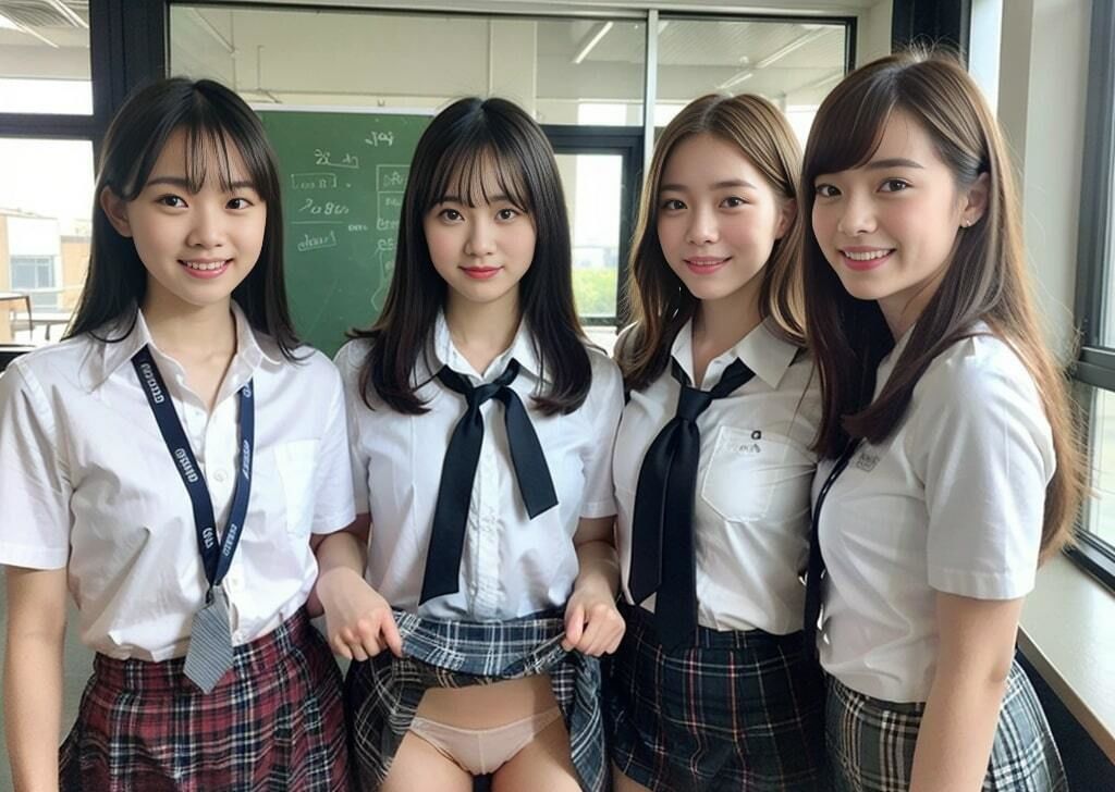 クラスの女子の間で流行っている「みんなでパンツ」