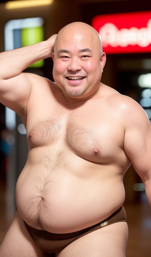 AI@つるピカはげおやじ〜繁華街露出〜 中年 40代 50代 サラリーマン 加齢臭 おじさん おっさん おじ様 紳士 変態おやじ コメディ お笑い スキンヘッド はげちゃびん はげつるぴっか メタボ ビールっ腹 ぽっちゃり デブ 巨漢 プロレス 屋外露出 イケメン パンイチ 乳首 爺 じじい AI生成