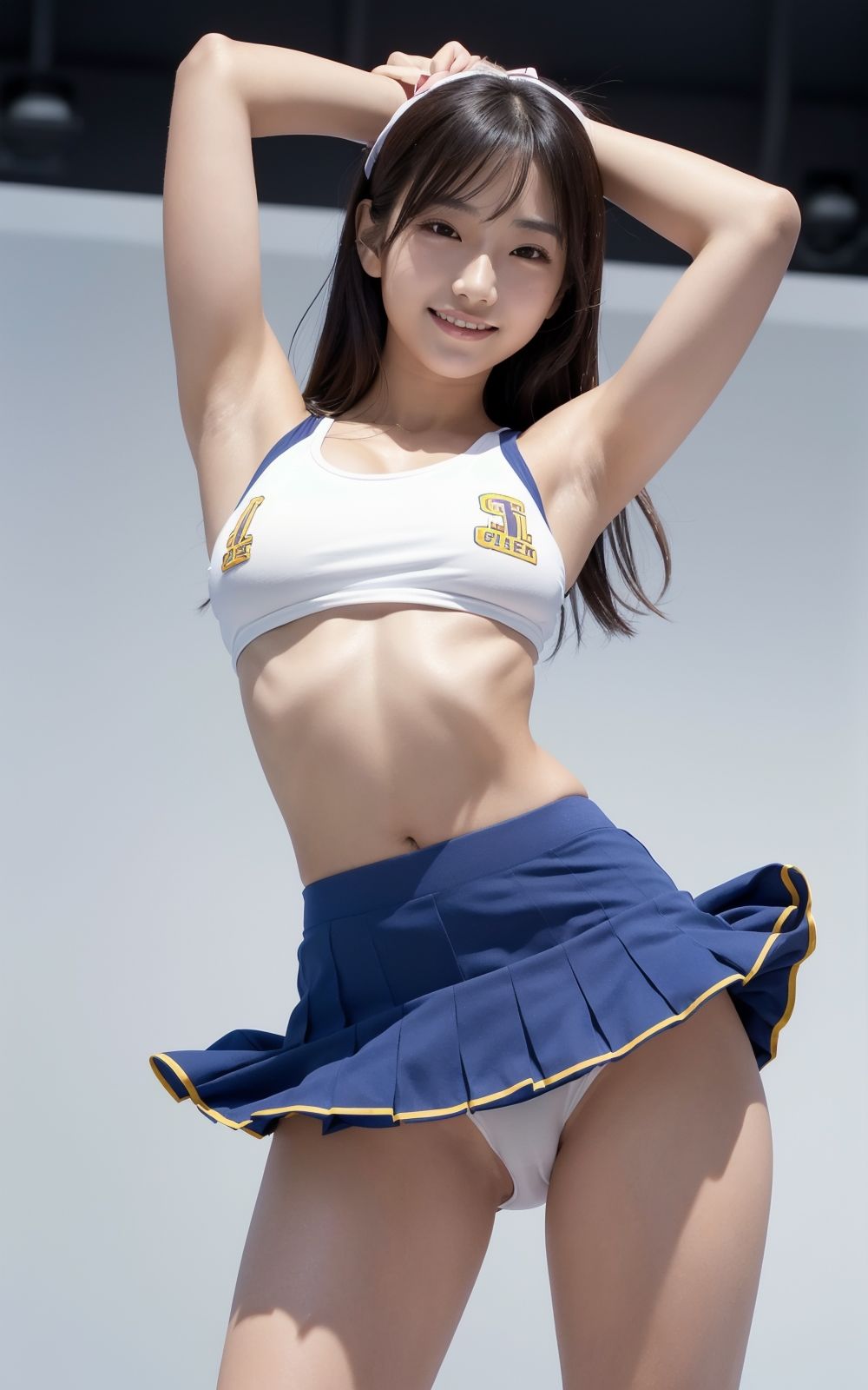 AI美女のチアガール画像集