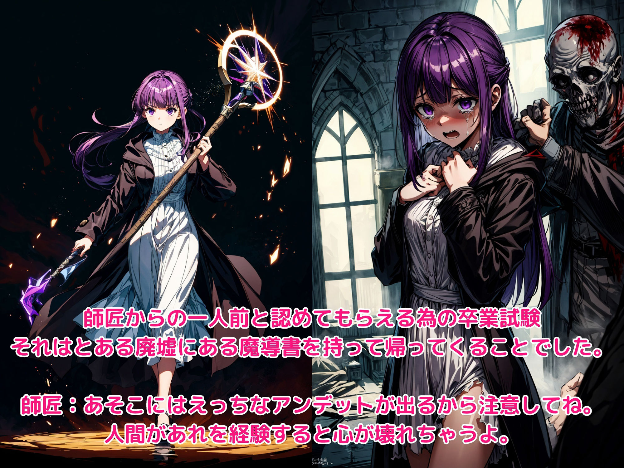 一人前になる為に 魔法使いの少女の奮闘記