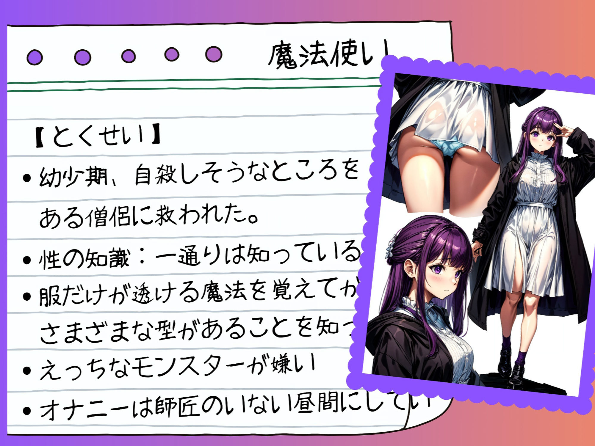 一人前になる為に 魔法使いの少女の奮闘記