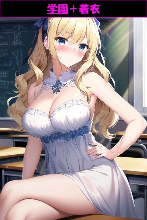 清楚なお嬢様とゴスロリ令嬢に中出しイラスト集〈200枚〉・学園・お屋敷