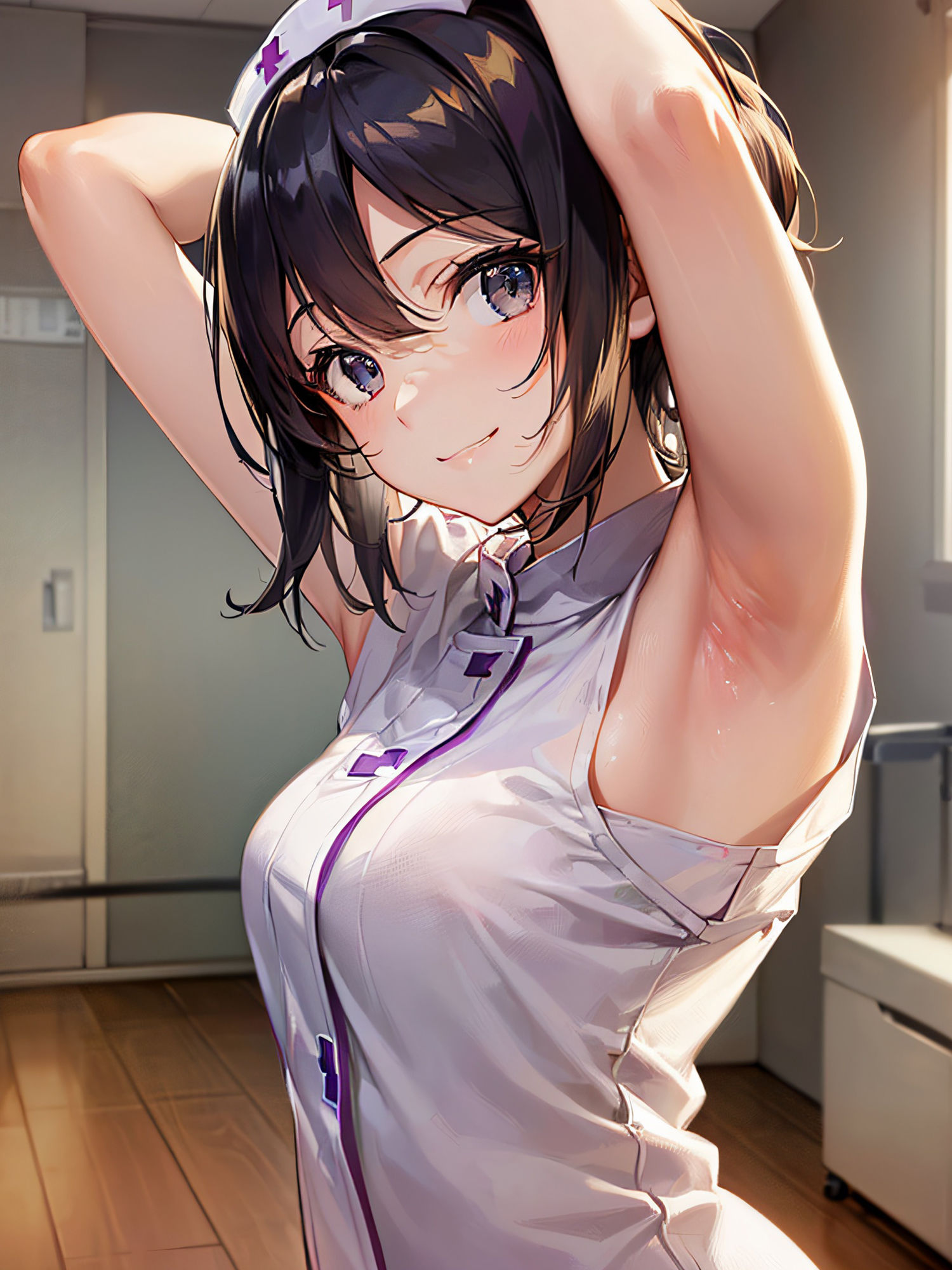 新ED治療法！絶対勃起！看護婦さんの腋見せ画像集