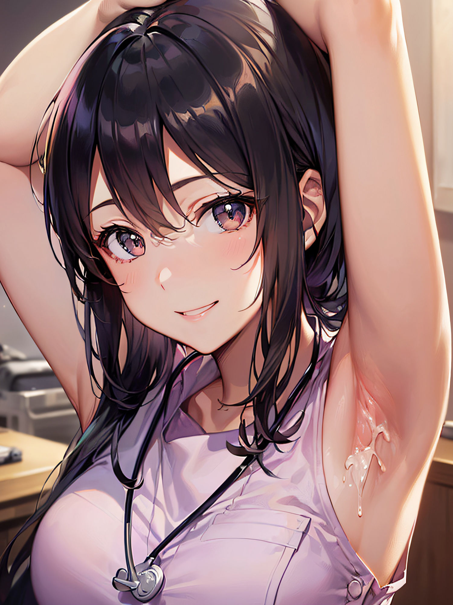 新ED治療法！絶対勃起！看護婦さんの腋見せ画像集