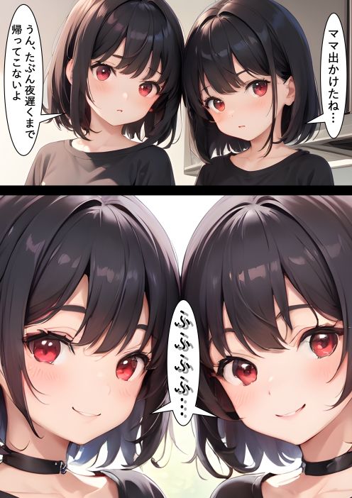 ママがいない、そのうちに!!