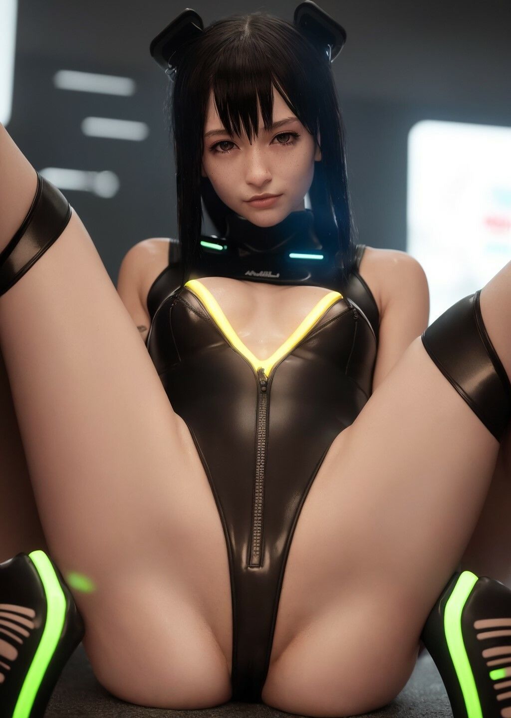 濡れてるサイバーガールズ001