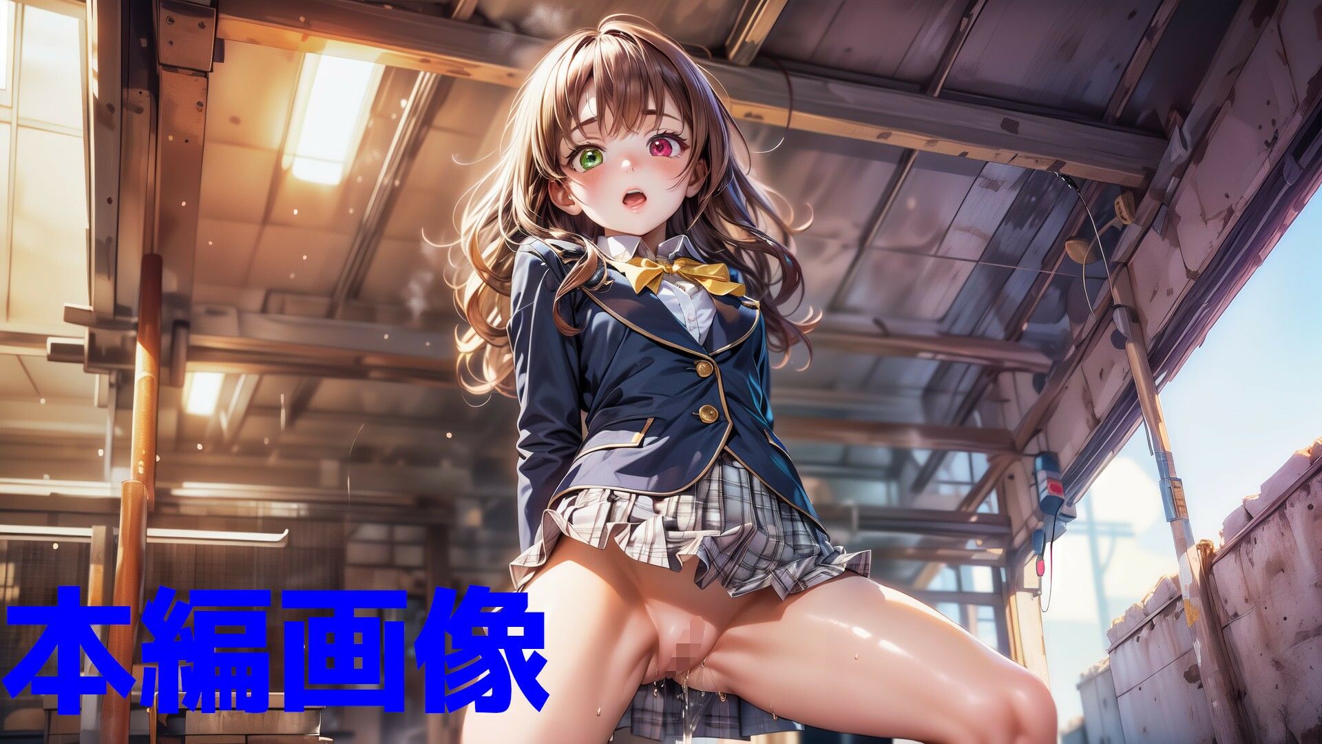 【差分なし124枚＋特典R-15画像43枚】エクストリームおしっこ部 2023年10月活動日誌