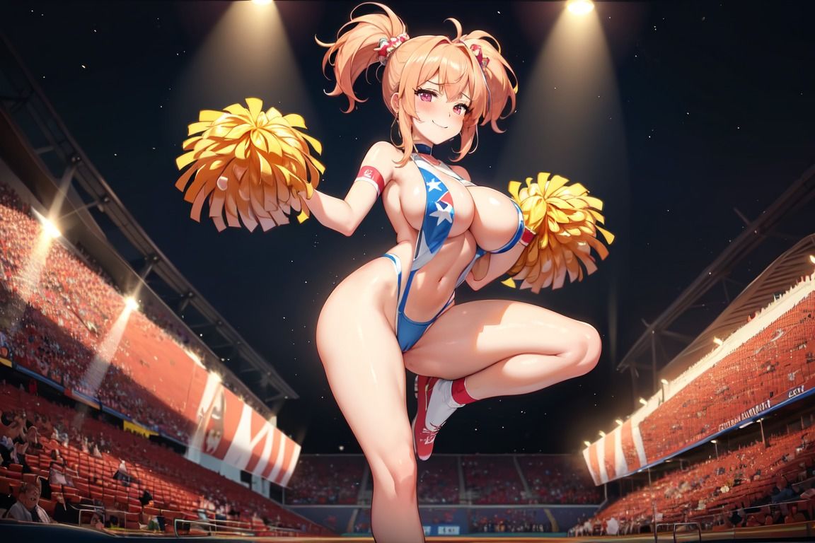 【CG100枚】エッチなチアリーダー達