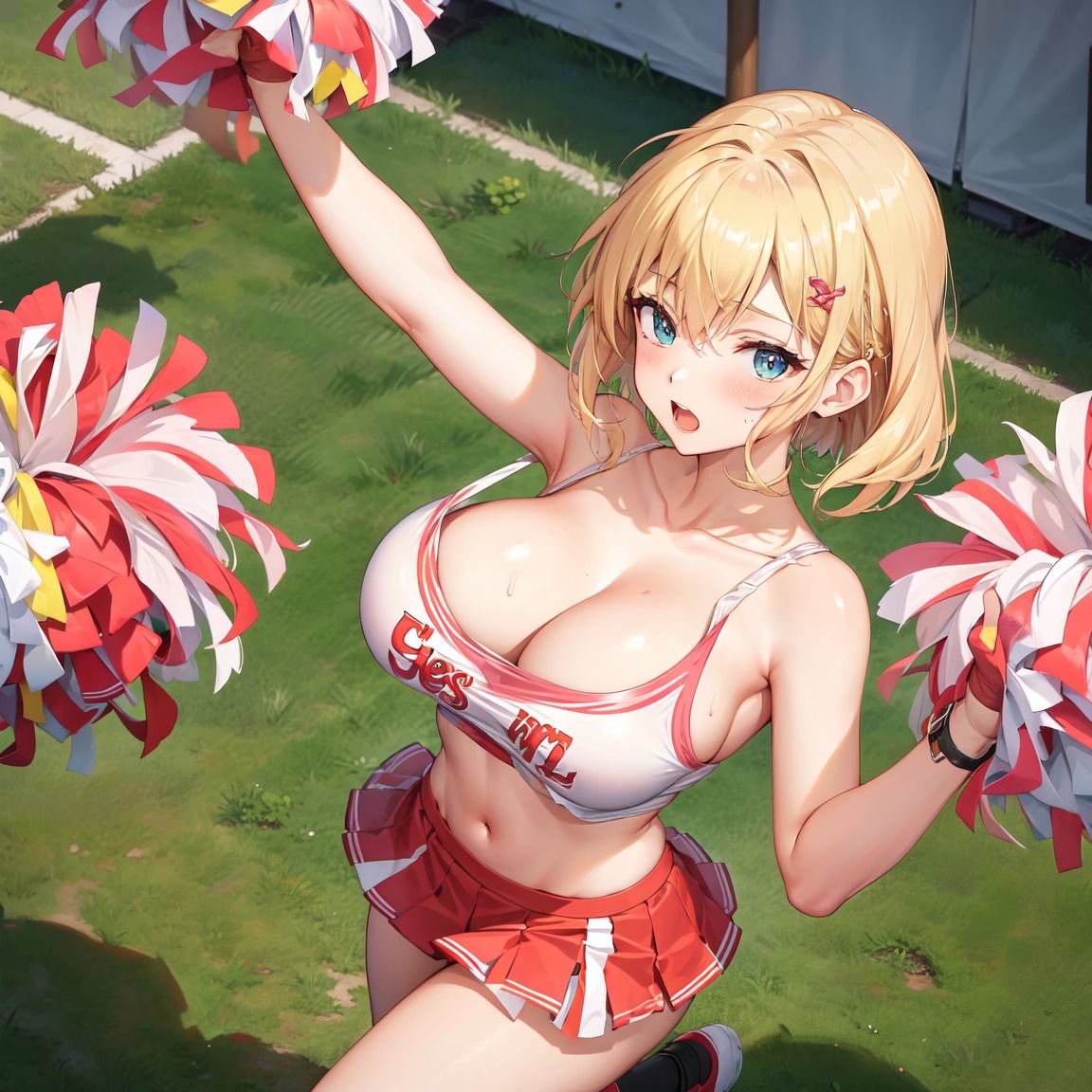 【CG100枚】エッチなチアリーダー達