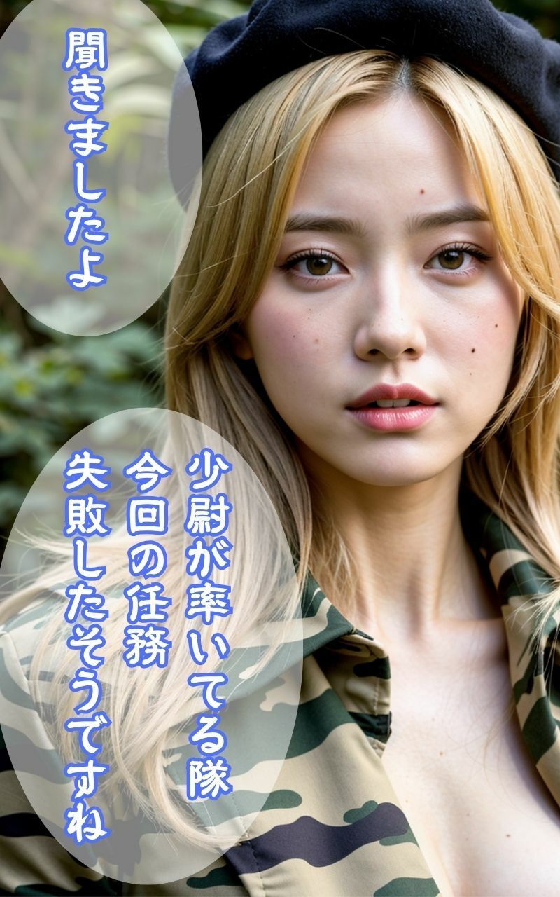 上官命令!そこに立って「服」を脱げ! 〜金髪美人少尉任務失敗編〜