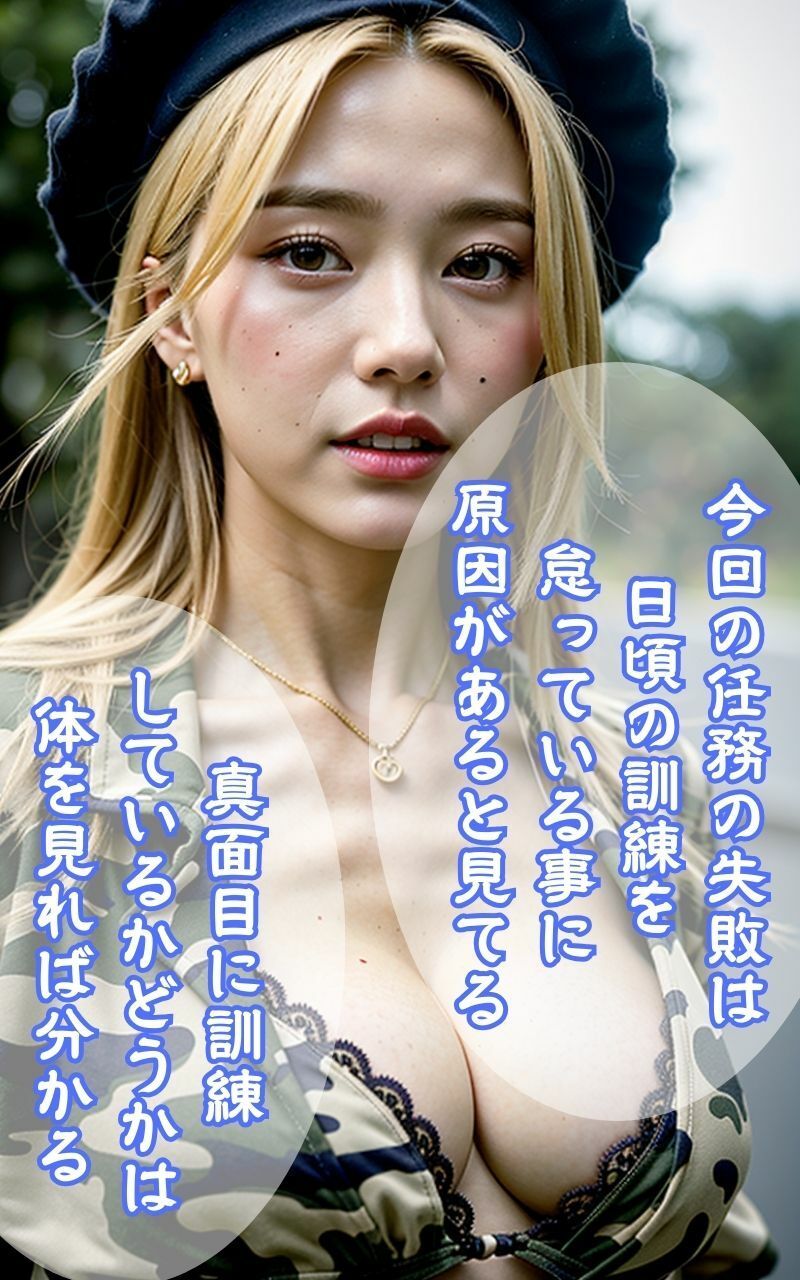 上官命令!そこに立って「服」を脱げ! 〜金髪美人少尉任務失敗編〜