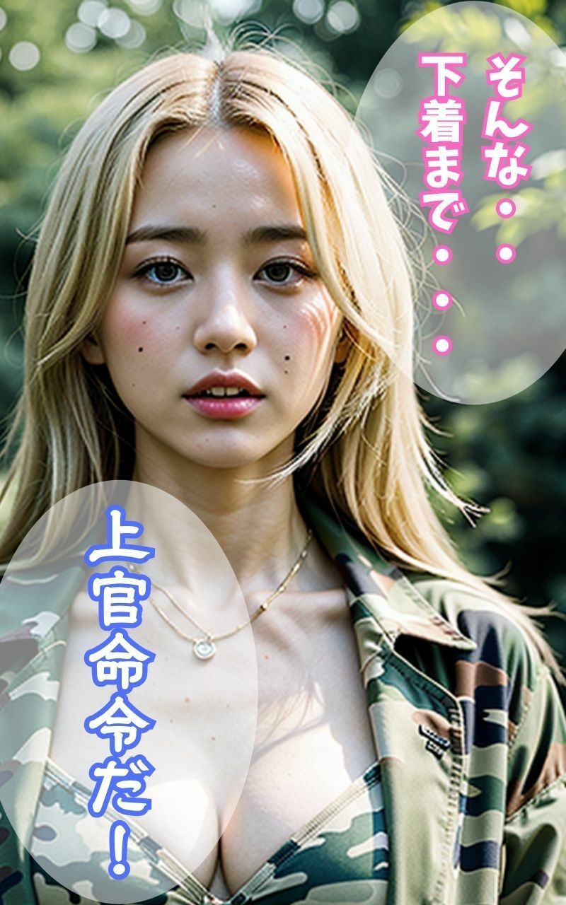 上官命令!そこに立って「服」を脱げ! 〜金髪美人少尉任務失敗編〜