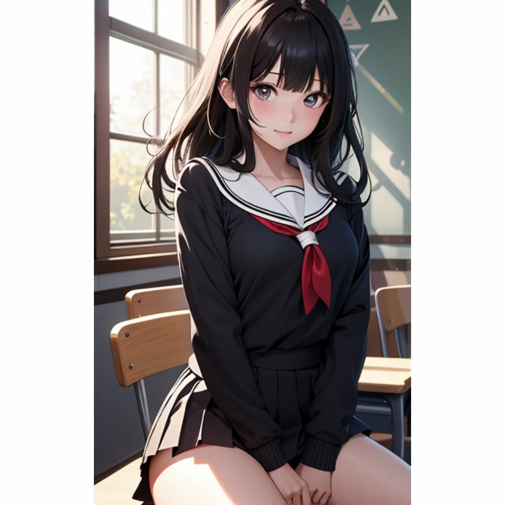 かわいい女の子がミニスカでパンチラしている