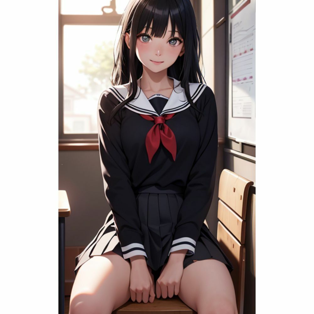 かわいい女の子がミニスカでパンチラしている