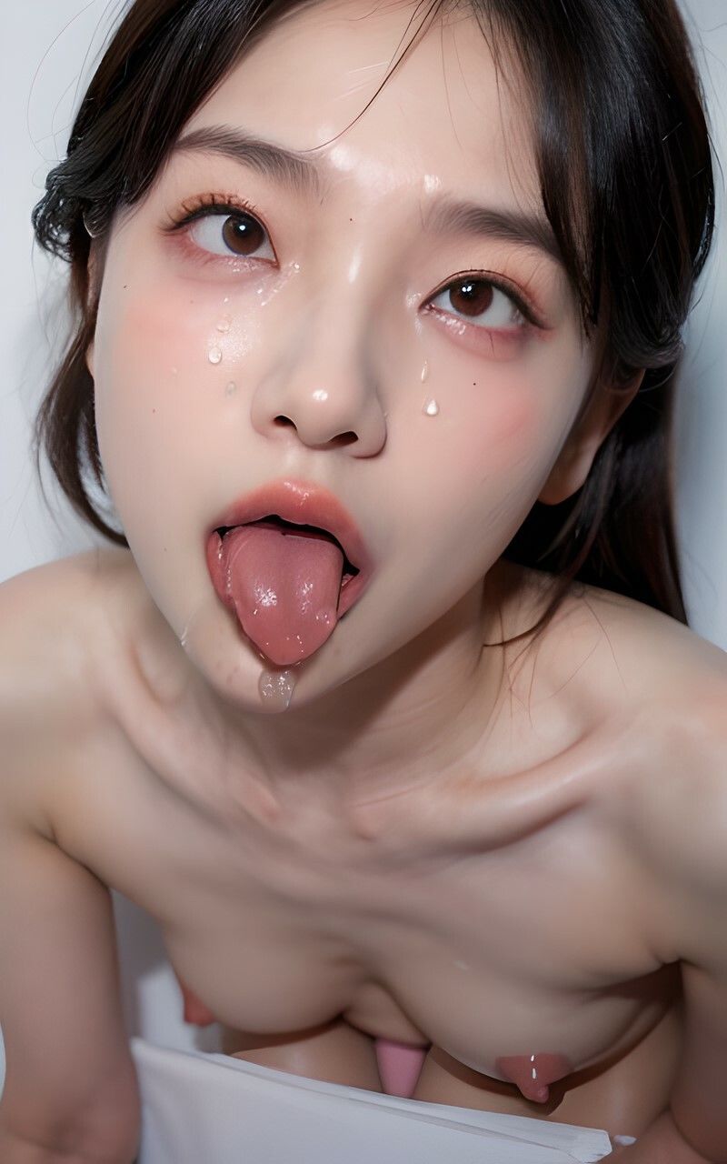 女子の恥ずかしいアヘ顔