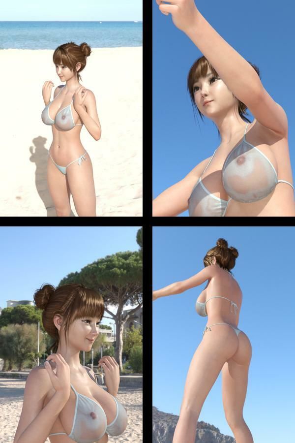 【+All】『理想の彼女を3DCGで作ります』から生まれたバーチャルアイドル「一ノ瀬廻里(いちのせめぐり)」のグラドル撮影風写真集:Gradol_58