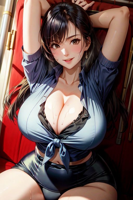爆乳AI働く女1